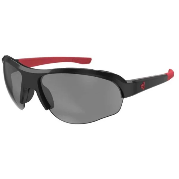 Ryders Eyewear Flume Poly Black-Red, Gray Lens - R07601D