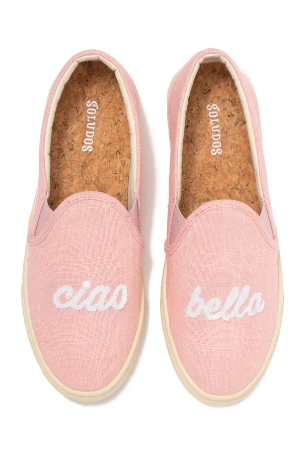 Soludos Ciao Bella Sneaker Women's Shoes Dusty Rose : 7.5 B
