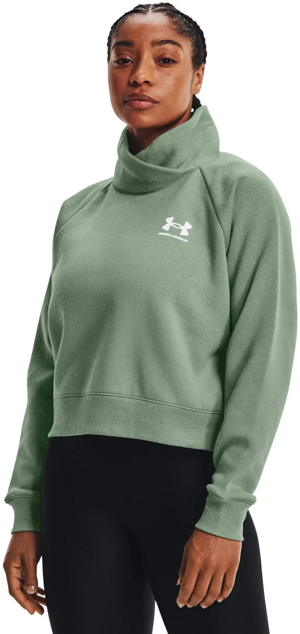 Under Armour Women's Rival Fleece Wrap Neck - Green, XXL