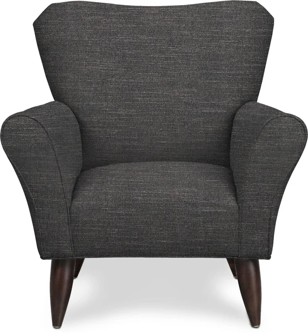 Designer Looks Kady Accent Chair - Curious Charcoal Gray