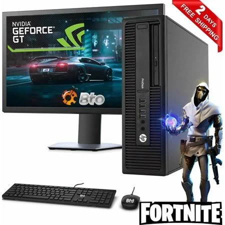 Gaming HP ProDesk 600 G1 SFF Computer Desktop PC Intel Core i5 Processor - 16GB Ram, 1TB Hard Drive, Nvidia GeForce GT 1030 Ddr5