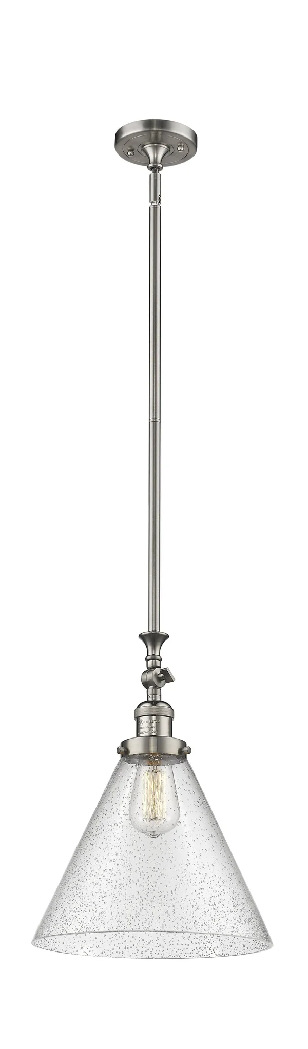 Innovations Lighting-Cone Mini Pendant-206-SN-G44-L