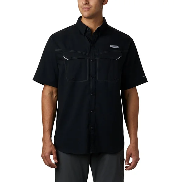 Columbia Low Drag Offshore SS Shirt M, Red Spark