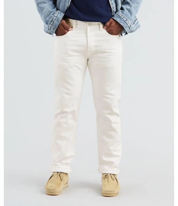 Levi&s Optic White 501 Original Fit Jeans