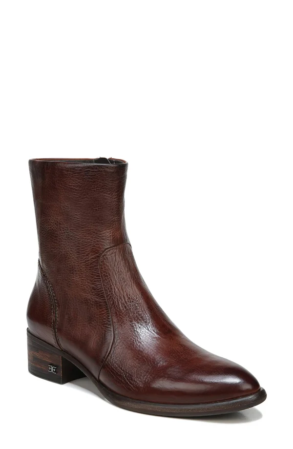 Sam Edelman Hilary Booties Dark Brown 9.5
