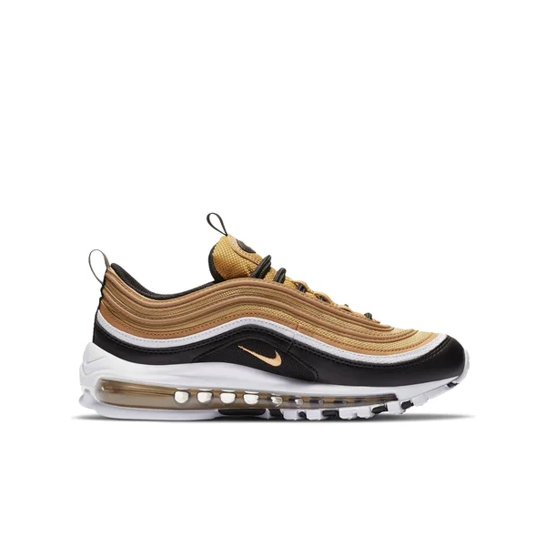 Nike Air Max 97 Black/Gold Grade School Boys& Shoes - Size: 7