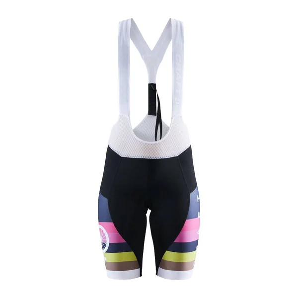 Craft Women's Hale Glow Bib Short - XL - Black, Fame