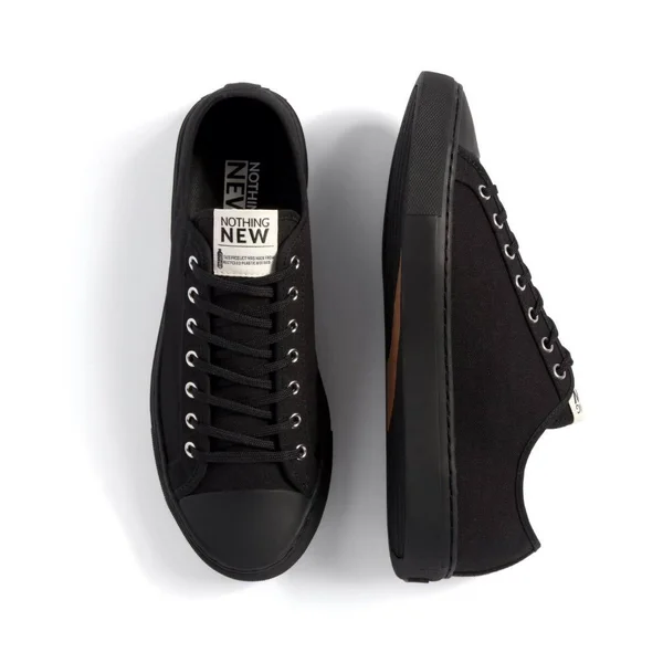 Nothing New Men's Sneaker Low Top Jet Black - 12