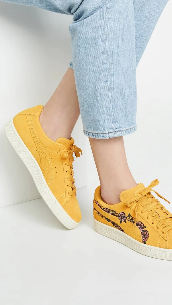 Puma Womens Suede Tol Embroidery - 6.5