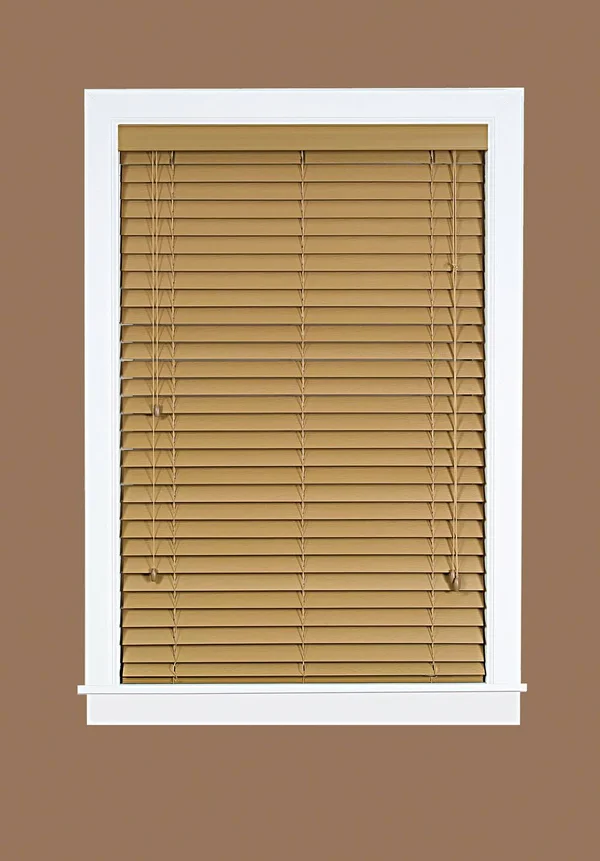 Achim Madera Falsa 2 in Faux Wood Plantation Blind - Maple
