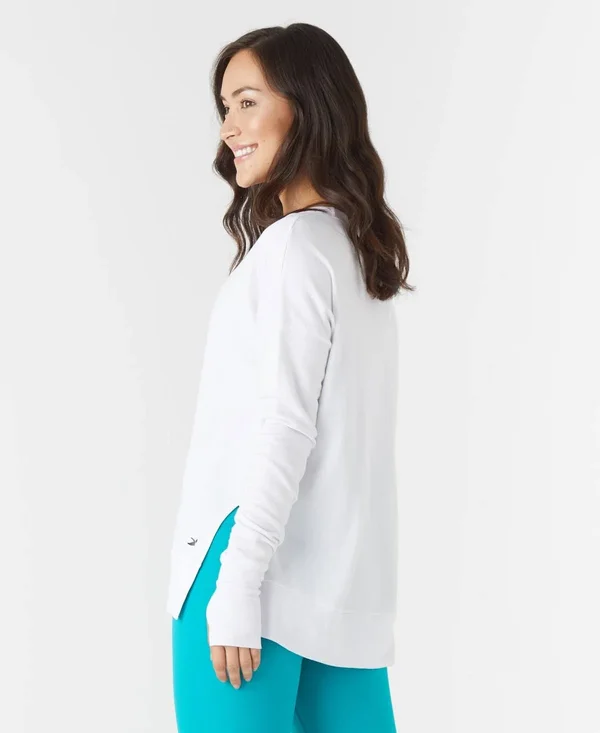 Glyder Lounge Long Sleeve: White - M, White
