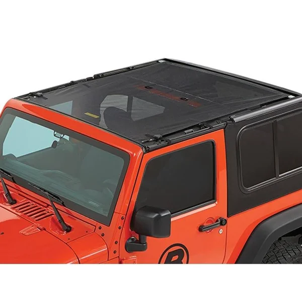Bestop 52412-11 Jeep Wrangler JL Sun Extended Safari Style Bikini Top
