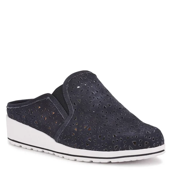 Walking Cradles Freedom - Womens 9.5 Navy Slip on W
