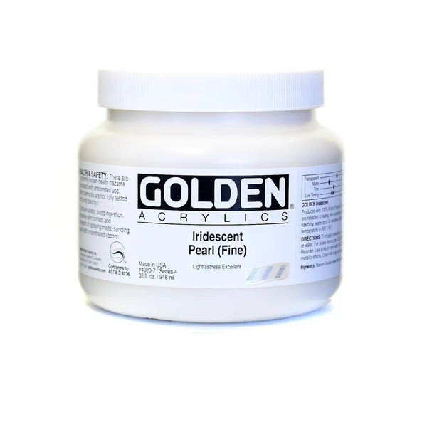 Golden Acrylic Paint Fine 16 oz Iridescent Copper Light