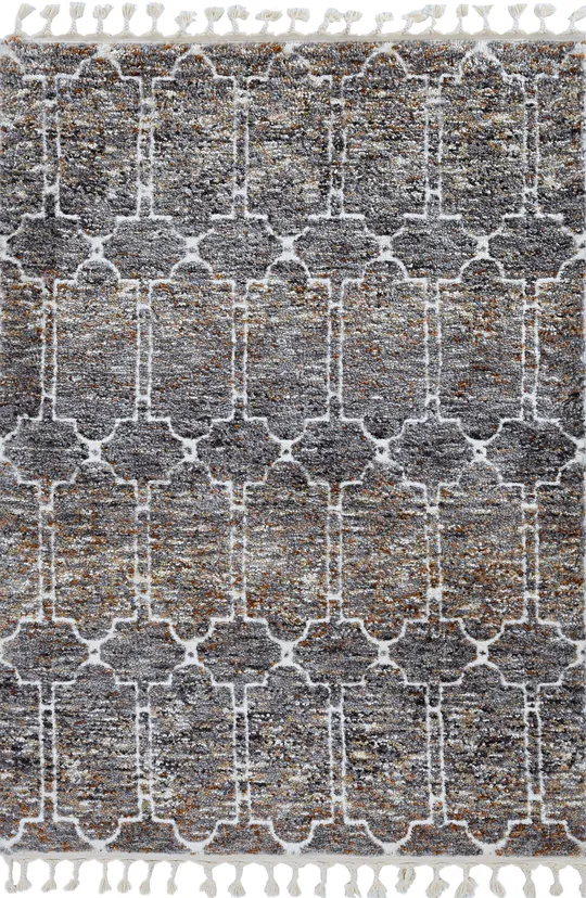 Kas Bungalow 2302 Mocha Mosaic Area Rug 3&3x22 x 4&11