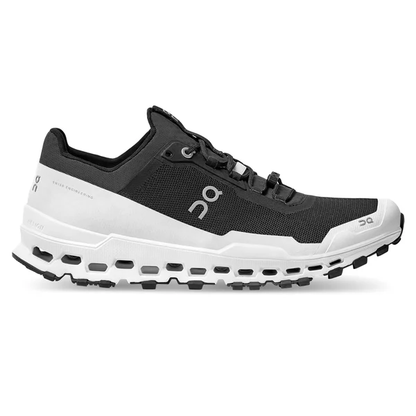 on Cloudultra Trail Running Shoe Men's - Black/White, 14