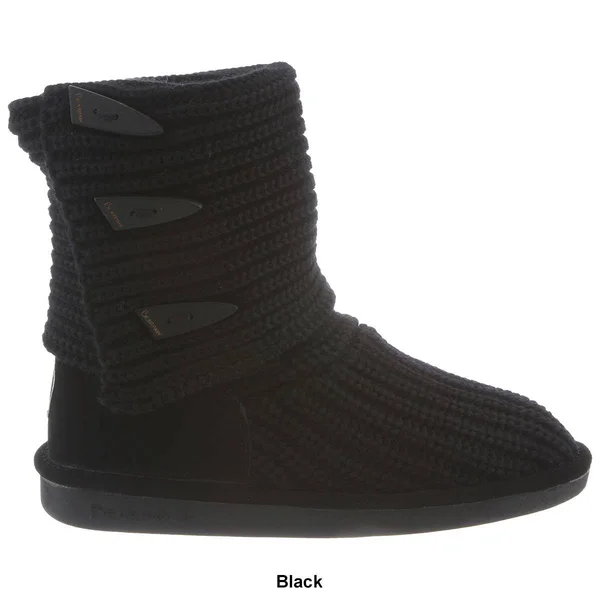 Bearpaw Women's Knit Tall Boot Gray 5