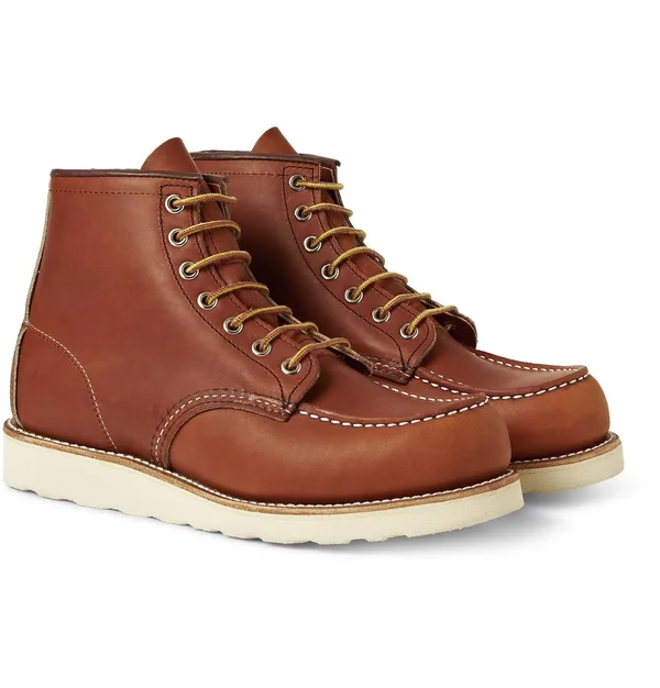 Red Wing Shoes - Men - 875 Moc Leather Boots Brown
