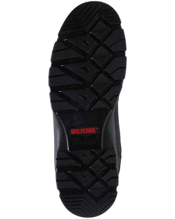 Men's Wolverine Chainhand Waterproof Steel Toe Work Boot, Size: 7, Black