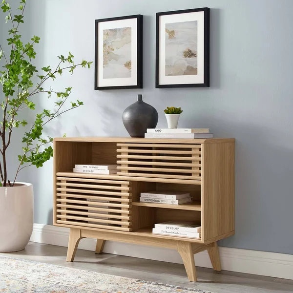 Modway Render Display Stand - Oak