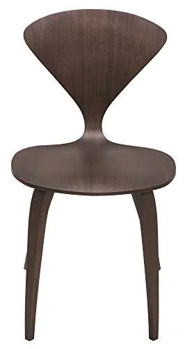 Satine Dining Chair in Dark American Walnut by Nuevo - HGEM358