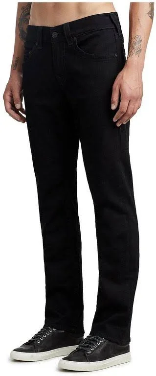 True Religion Geno Slim Jean 32 Inseam Jeans - Black - Straight Jeans