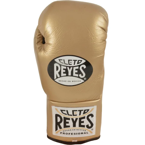 Cleto Reyes Official Lace Up Competition Boxing Gloves - Solid Gold