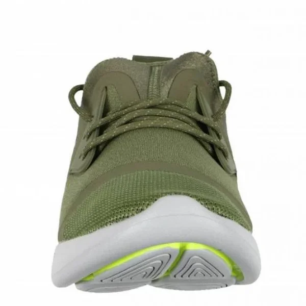 Nike Men's Lunarcharge Essential Ankle-High Fabric Running Shoe - Medium Olive - Light Bone-Black