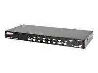 StarTech.com 1U RackMount USB PS/2 with OSD KVM Switch - 8 KVM Ports