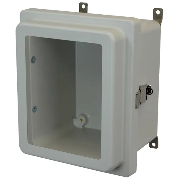 Allied Moulded Products, AM864RLW, Wall Mount Enclosure, 8H x 6.13W x