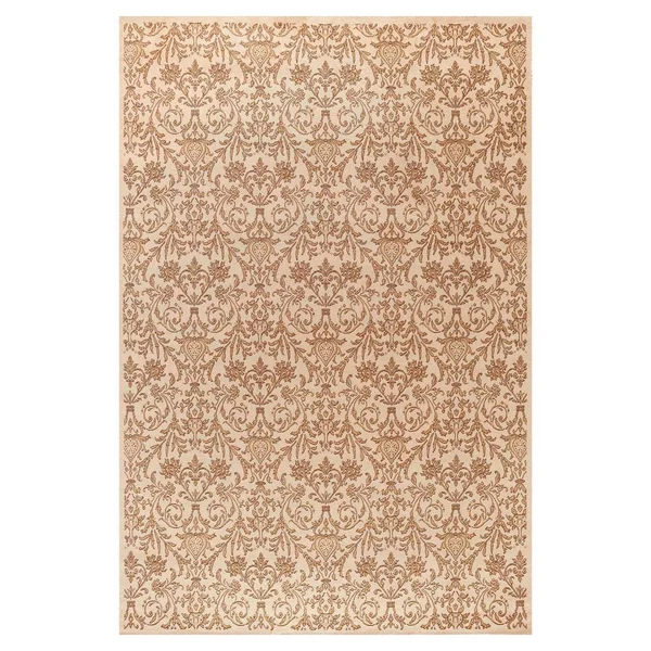 Concord Jewel Damask Rug Ivory
