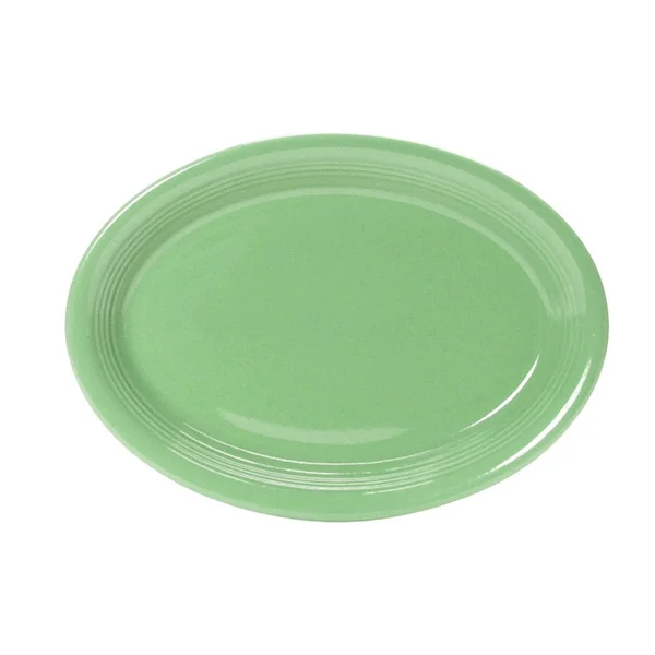 Concentrix 9 3/4 x 7 Oval Platter Coupe Cilantro - Case of 24