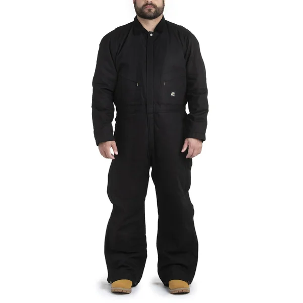 Berne Men's Deluxe Insulated Coverall Black - 2XL/Tall