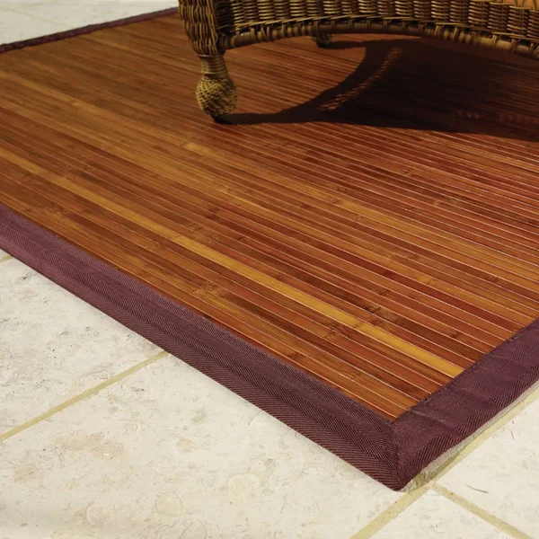 The Anji Mountain Non Slip Bamboo Rug