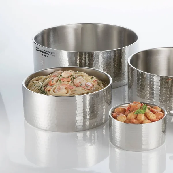 American Metalcraft - DWBH14 - 338 oz Hammered Double Wall Bowl