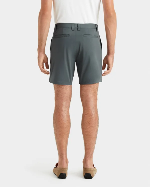 Men's Golf Shorts, Rhone 7x22 Commuter Short, Khaki, 35