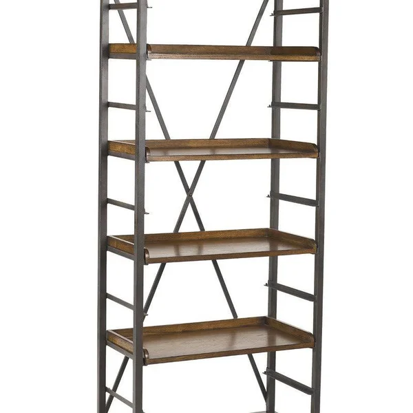 Hammary Studio Home Bookcase - 28 in. W x 14 in. D x 68 in. H