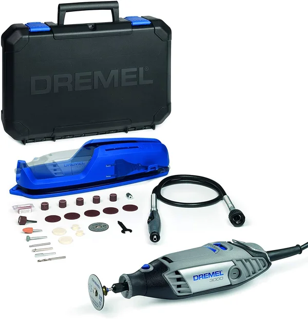 Dremel 3000 Rotary Tool 130 W, Multi Tool Kit with 1 Attachment 25 Acessories, Variable Speed 10.000-33.000 RPM