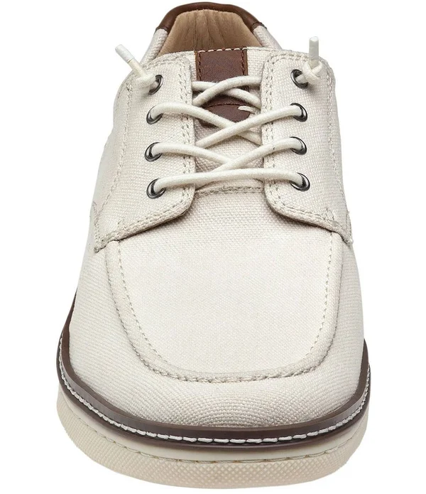 Johnston & Murphy Men's McGuffey Moc Toe Shoes - Beige