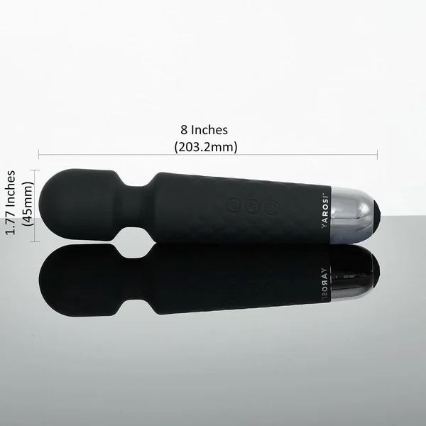 Alessandro Yarosi Cordless Waterproof Therapeutic Wand Massager, 8 Powerful SPE