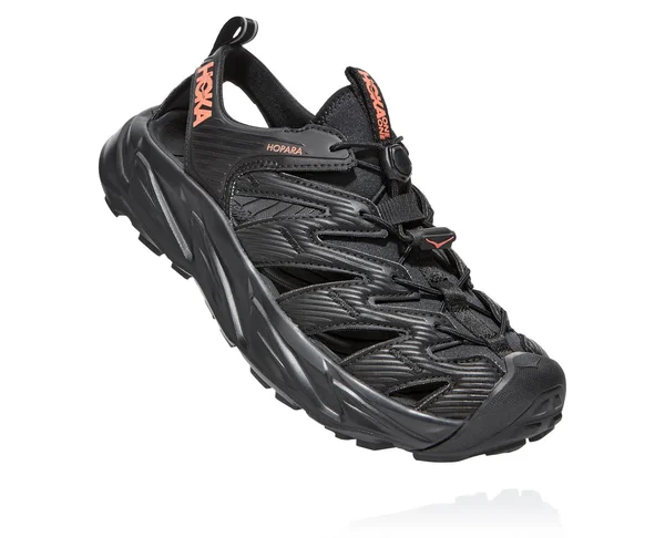 Hoka One One Women's Hopara - 7 - Black, Fusion Coral