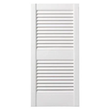 Louvered Shutter Ply Gem Size: 63x22 H x 15x22 W - Color: Winestone