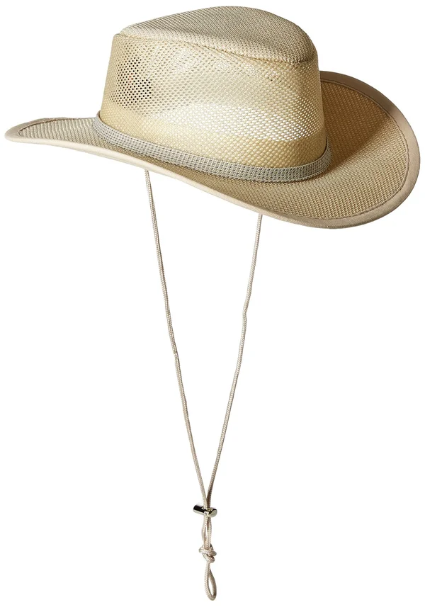 Stetson Mesh Safari Hat, Men's, Natural, Size Small
