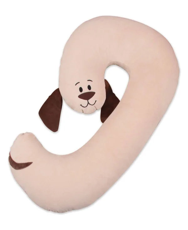 Leachco Snoogle Jr. - Luxuriously Soft Plush Puppy with Zippered