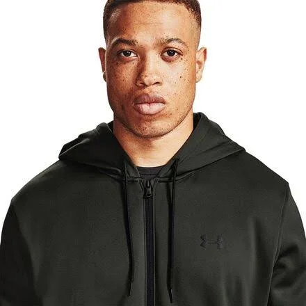 Under Armour Men's Armour Fleece Full Zip Hoodie - Green - XL