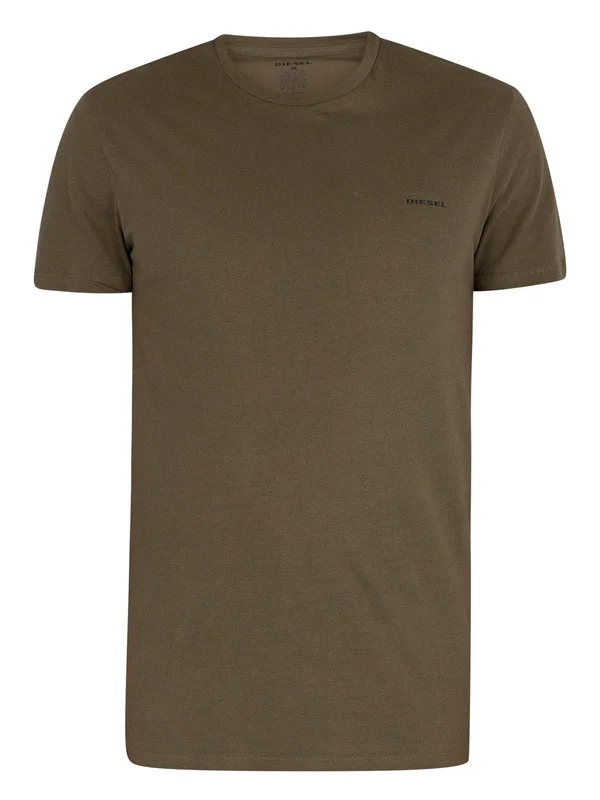 Diesel Umtee Jake 3 Pack T Shirts Navy