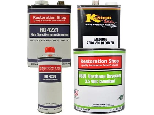 Woodland Green Gallon Low VOC Urethane Basecoat Clearcoat Car Auto Paint Kit