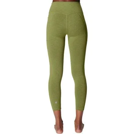 Sweaty Betty Super Sculpt High-Waisted 7/8 Yoga Leggings, Green, Women's L