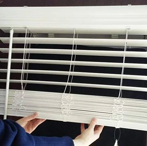 2 inch Cordless Faux Wood Blind 68.5 inch W x 60 inch H - Inside Mount