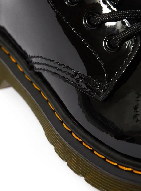 Dr. Martens Black Patent Brooklee Delaney Boots